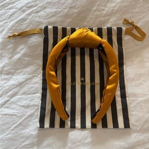 Lele sadoughi golden rose silk knotted headband